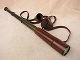 1920's Broadhurst Clarkson 3 draw field telescope retailed by John Barker & Co.